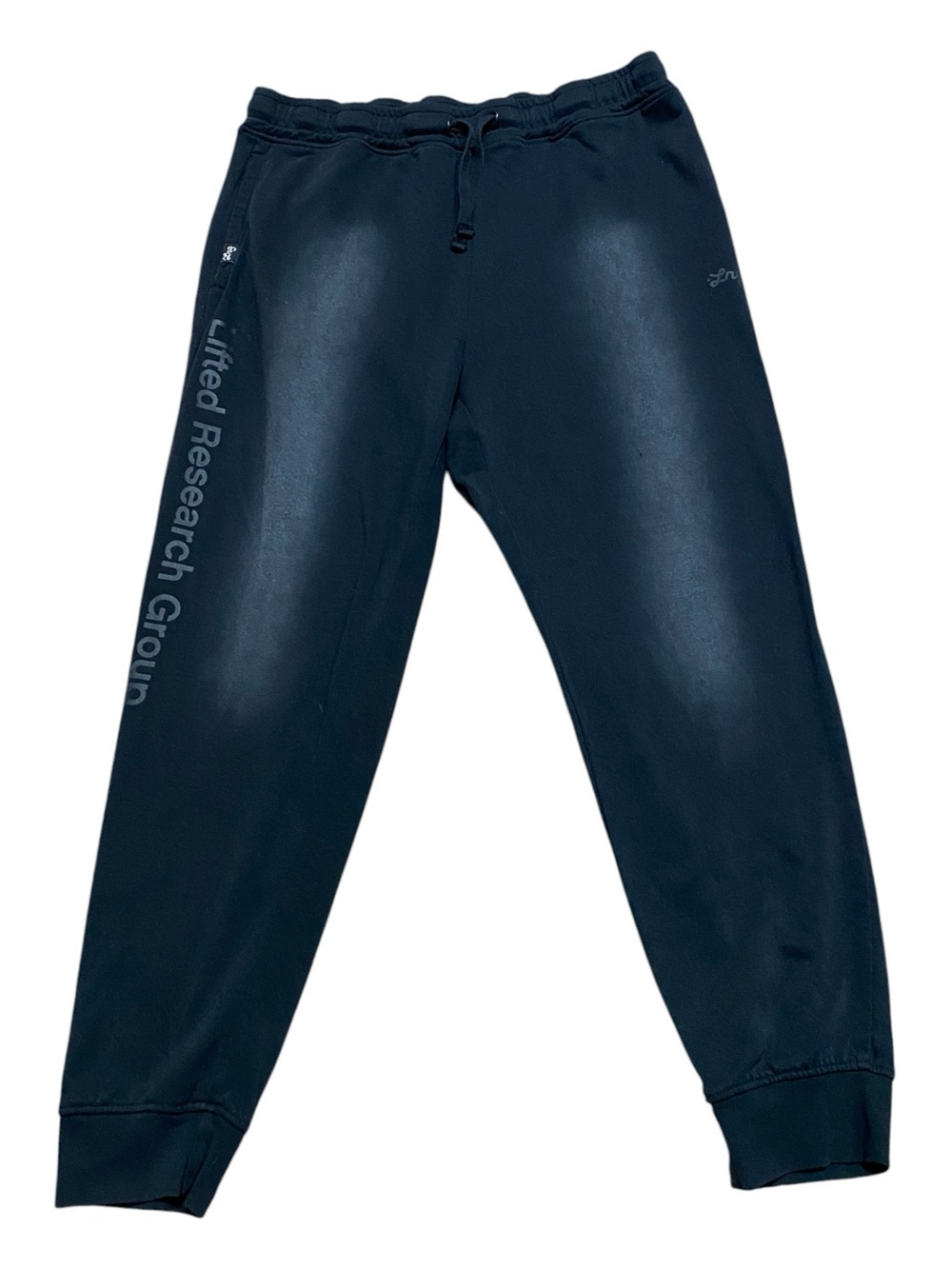 Lrg Black Lifted Research Group Logo Sweatpants Joggers
